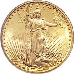 1912 $20 MS64 PCGS