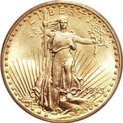 1913 $20 MS64 PCGS