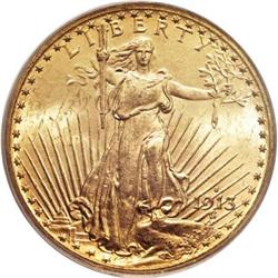 1913-S $20 MS64 PCGS