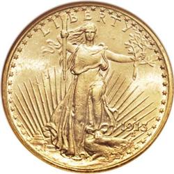 1913-S $20 MS64 NGC