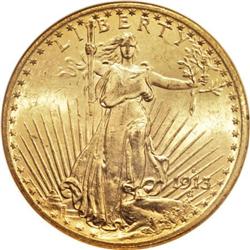 1913-S $20 MS64 NGC