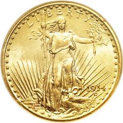 1914 $20 MS63 NGC