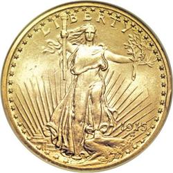 1915 $20 MS64 NGC