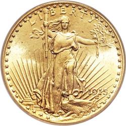 1915 $20 MS64 PCGS