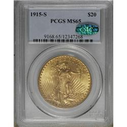 1915-S $20 MS65 PCGS