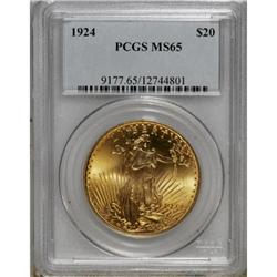 1924 $20 MS65 PCGS