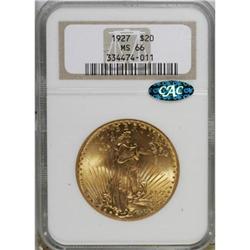 1927 $20 MS66 NGC