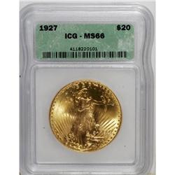 1927 $20 MS66 ICG