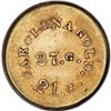 (1842-52) G$1 A. Bechtler Dollar, 27G. 21C.,