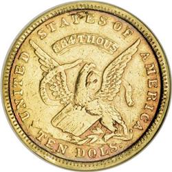 1852 $10 Assay Office Ten Dollar XF40 ANACS