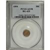 1854 50C Liberty Round 50 Cents, BG-425, Low
