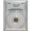 1853 50C Liberty Round 50 Cents, BG-429, Low