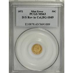 1872 50C Indian Round 50 Cents, BG-1049,