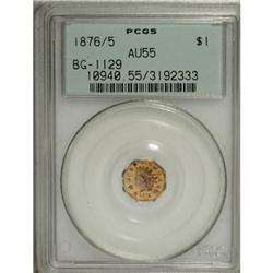 1876/5 $1 Indian Octagonal 1 Dollar, BG-1129,