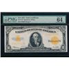 Image 1 : 1922 $10 Gold Certificate PMG 64
