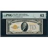 1928 $10 Gold Certificate PMG 63