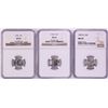 Image 1 : Lot of 1955-P/D/S Roosevelt Dime Coins NGC MS65