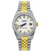 Image 1 : Rolex Unisex Datejust 18KT Yellow Gold & Steel Diamond Watch