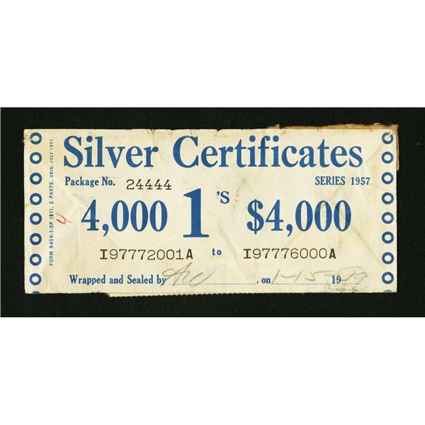 1957 $1 Silver Certificate Brick Label