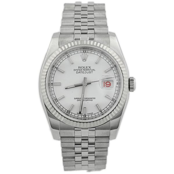 Rolex Unisex Datejust Stainless Steel Watch