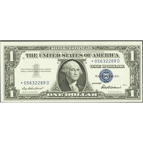 1957 $1 STAR Silver Certificate