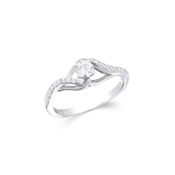 14KT White Gold 0.35ctw Diamond Ring