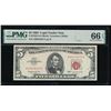 Image 1 : 1963 $5 Legal Tender Note PMG 66EPQ
