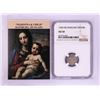 Image 1 : 1550 KB Hungary Denar 'Madonna and Child' Coin NGC AU50 w/ Story Box