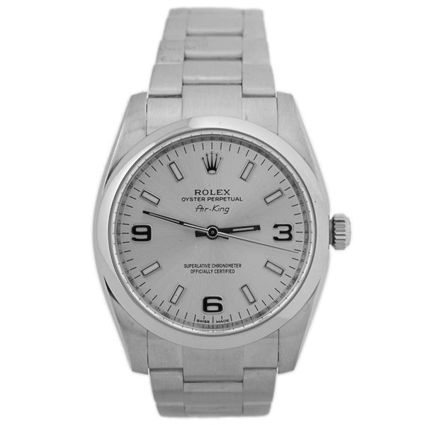 Rolex Unisex Air-King Stainless Steel Watch