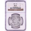 Image 1 : 1886 $1 Morgan Silver Dollar Coin NGC MS63