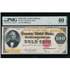 Image 1 : 1922 $100 Gold Certificate PMG 40