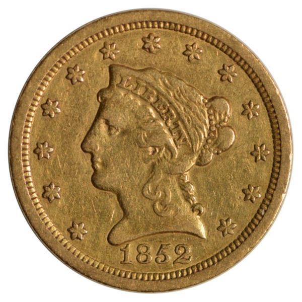 1852-O $2.5 Liberty Head Quarter Eagle Gold Coin