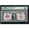 1923 $1 Legal Tender Note PMG 63EPQ