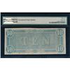Image 2 : 1864 $10 T-68 Confederate PMG 64EPQ