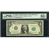 Image 1 : 1963A $1 Low Serial Richmond FRN PMG 65EPQ