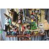 Image 2 : Lot of Misc. Shop Items Including Whisk Brook, Grinding Wheels, Hacksaw and More