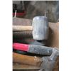 Image 4 : Lot of Hammers, Mallet, and Saftey Glasses