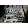 Image 1 : Lot of Tools Including Wrenches, Ratchet, and Incomplete Socket Set