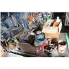 Image 1 : Lot of Misc. Items, Including Shop Organizer and Kettle