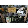 Image 1 : 2 Shelves of Contents Including Automotive Parts and Misc. Items
