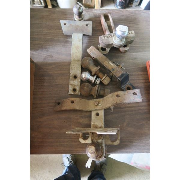 Lot of Hitches and Balls