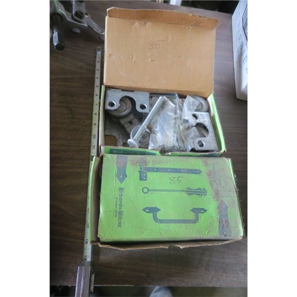 2 Boxes of Barn Door Hardware