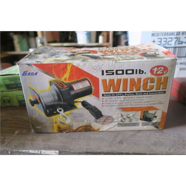 1500LB Bada Winch New In Box