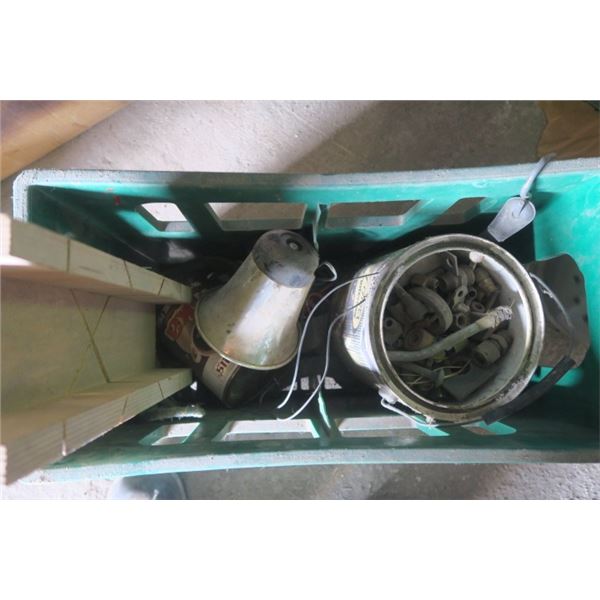 Vintage Canada Dry Crate W/ Mixed Bolts and Nails