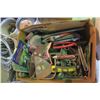 Image 1 : Box of Misc. Items Including Scraper, Adjustable Wrenches and More