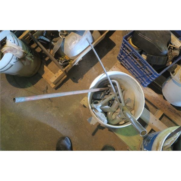 Pail of Plumbing Parts
