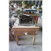 Image 1 : Delta 10" Table Saw On Stand With Extra Blades
