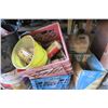 Image 2 : Lot of Misc. Items, Pails, Gas Can, Vintage Tins
