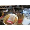 Image 4 : Lot of Misc. Items, Pails, Gas Can, Vintage Tins