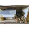 Image 7 : Shelf And Contents Including Belts and Spray Paint